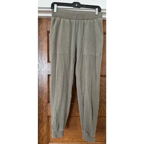 MARINE LAYER Cotton Tencel Green Pocket Jogger Active Pants Size M - Picture 1 of 3
